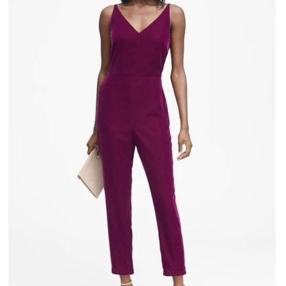 Banana Republic Pants - [Banana Republic] Velvet Maroon Jumper